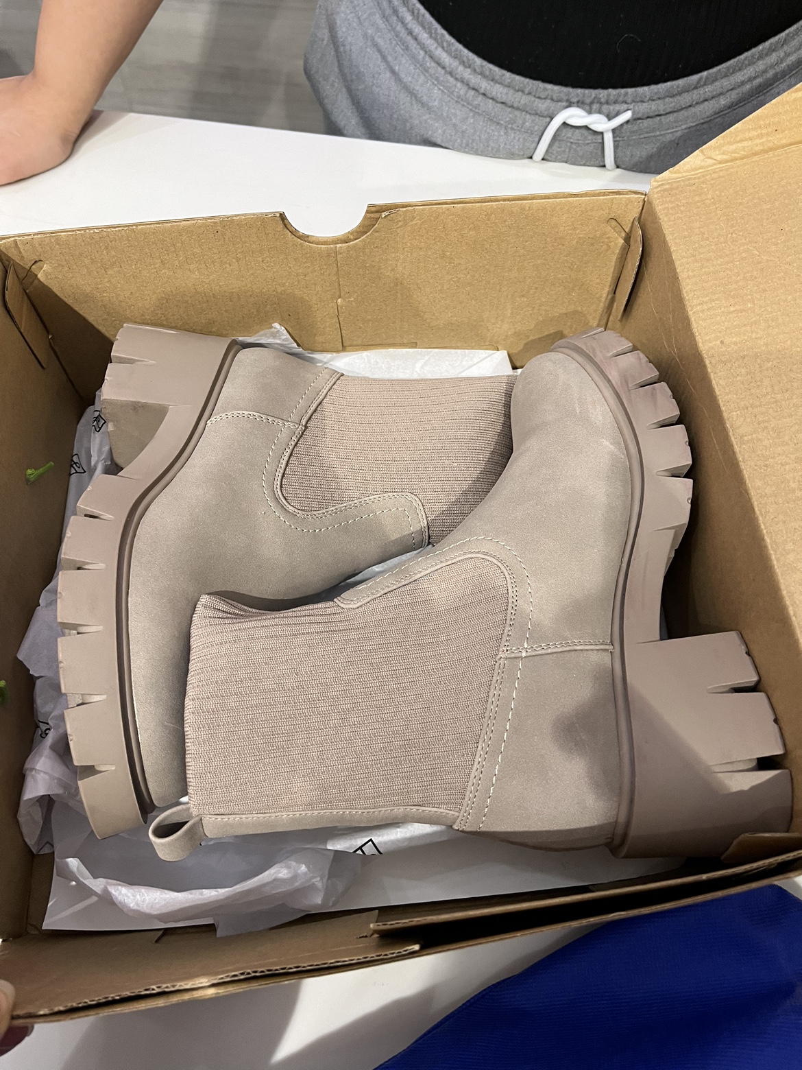 Women's Ankle Chelsea Boots Khaki