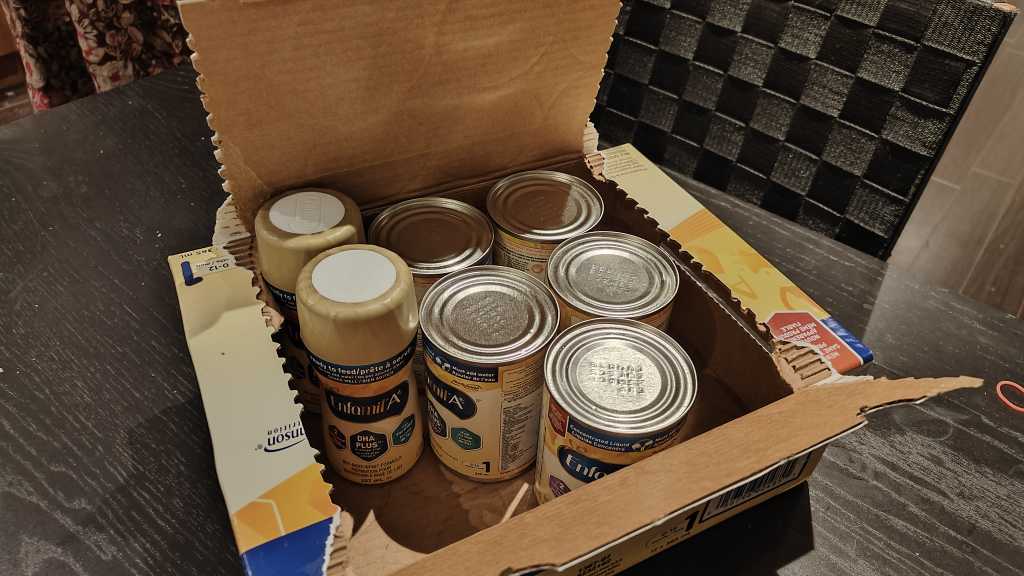 Enfamil A+  Baby Formula (6 cans)