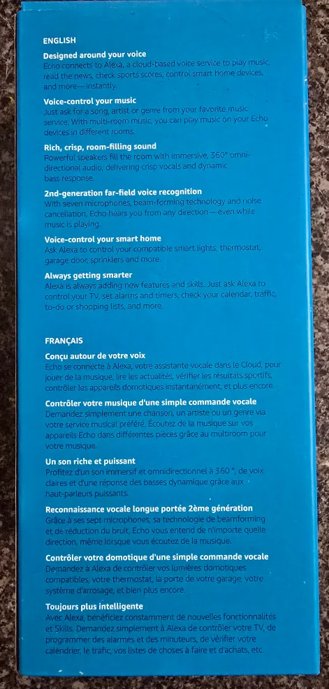 Amazon Echo 2nd Gen Home Music Smart Assistant Wireless Speaker image indicator(3)