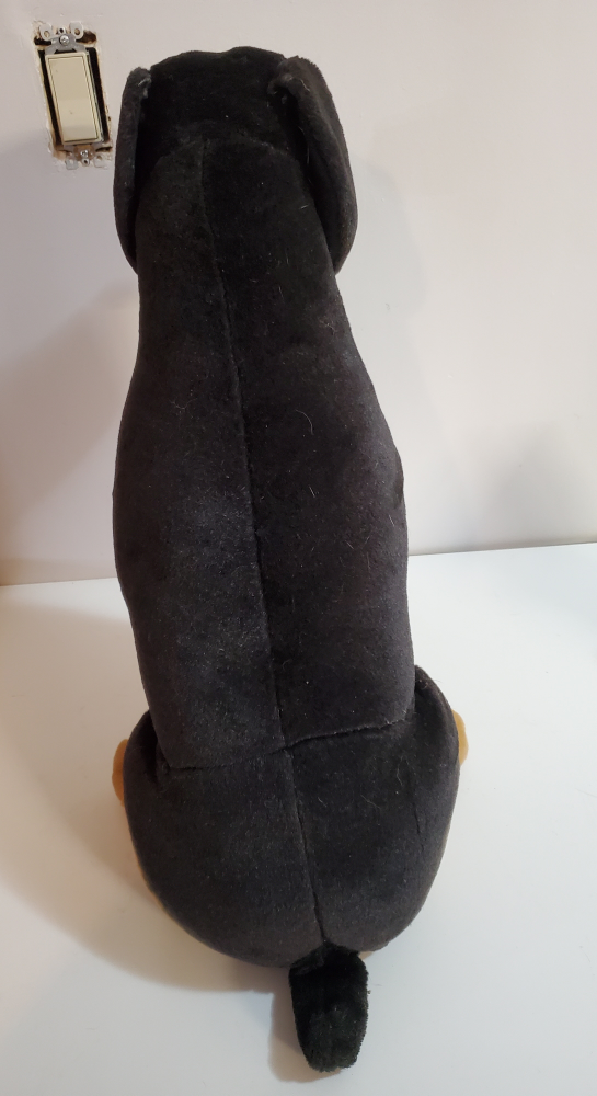 Rare VTG Large Stuffed Ganz 21" Rottweiler.... - photo 3