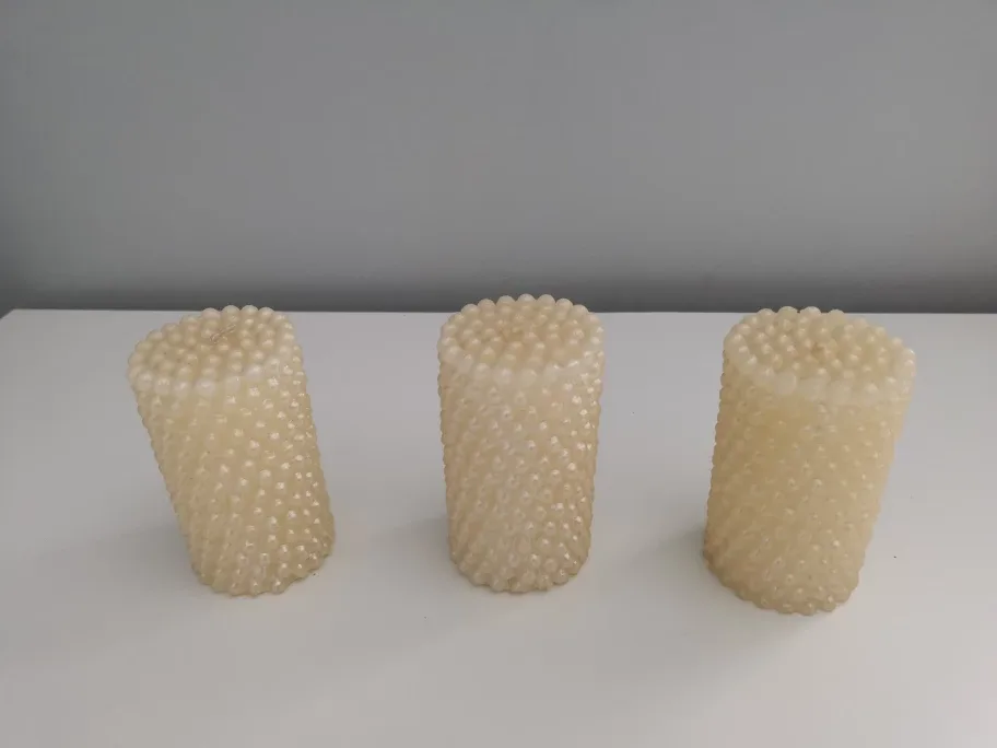 Set of 3 Beige Candles image indicator(2)