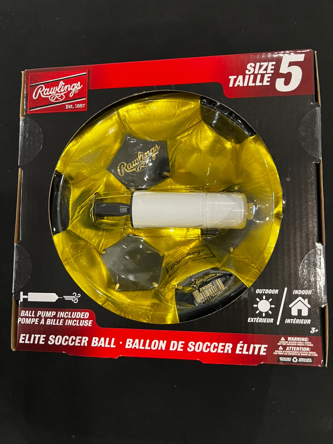 NEW IN PACKAGE SOCCER BALL image indicator(2)