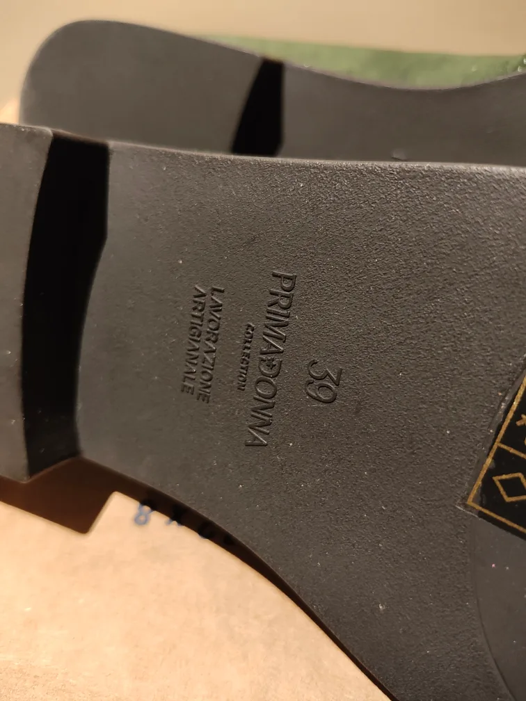 Primadonna Green Suede Loafers image indicator(5)