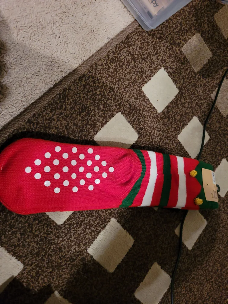 Ardene Christmas Reindeer Slipper Socks image indicator(2)