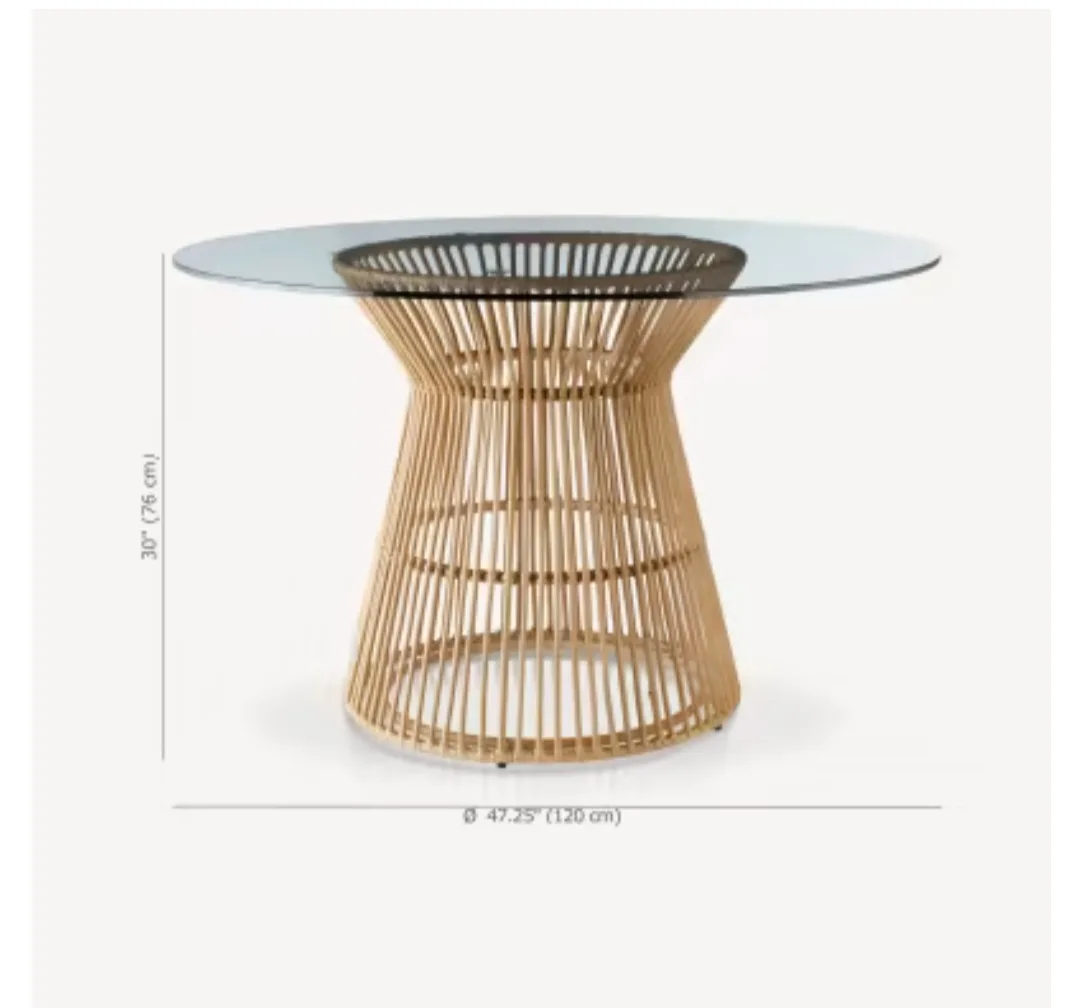 Rattan Dining Table image indicator(6)