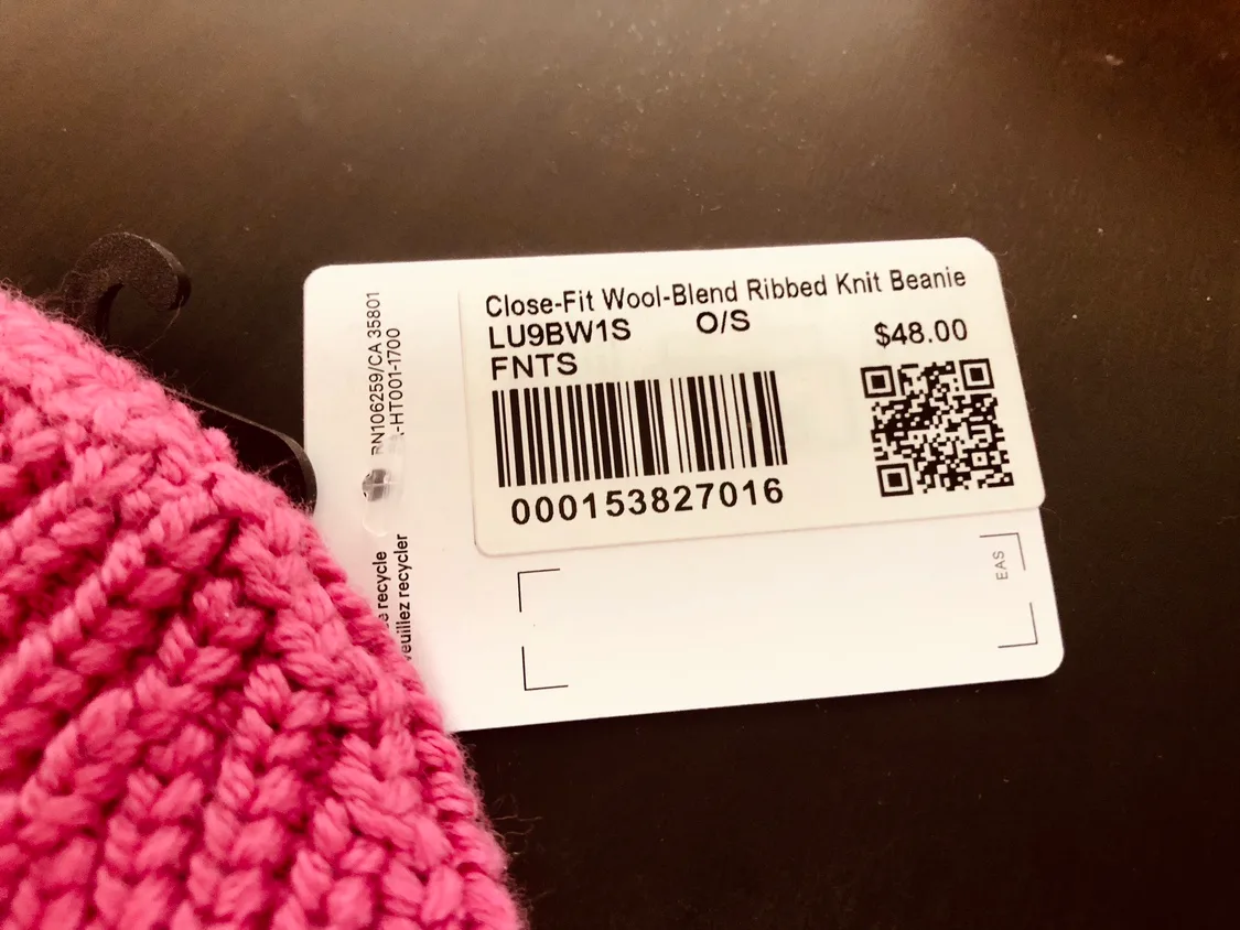 Lululemon pink hat Close-Fit Wool-Blend Ribbed Knit Beanie image indicator(2)