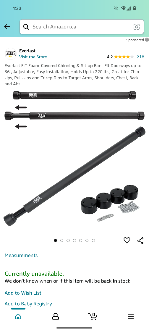 Everlast Adjustable Chinning & Sit-Up Bar - photo 2