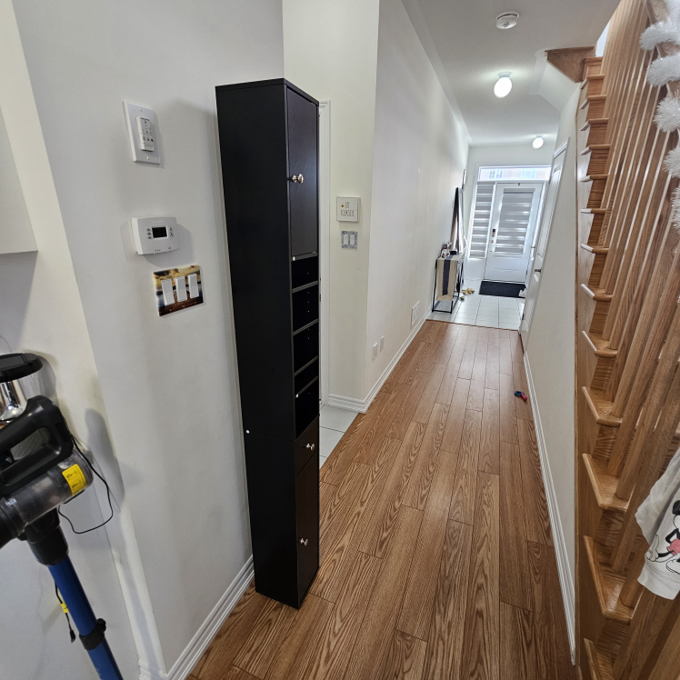 Tall Black Bathroom Storage Cabinet - photo 3