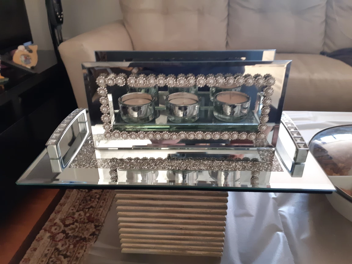 Allure Mirrored Tea Light Holder - photo 3
