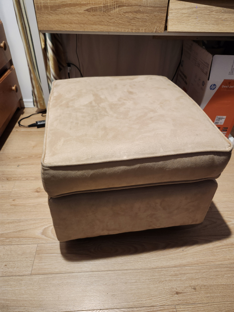 Beige Ottoman