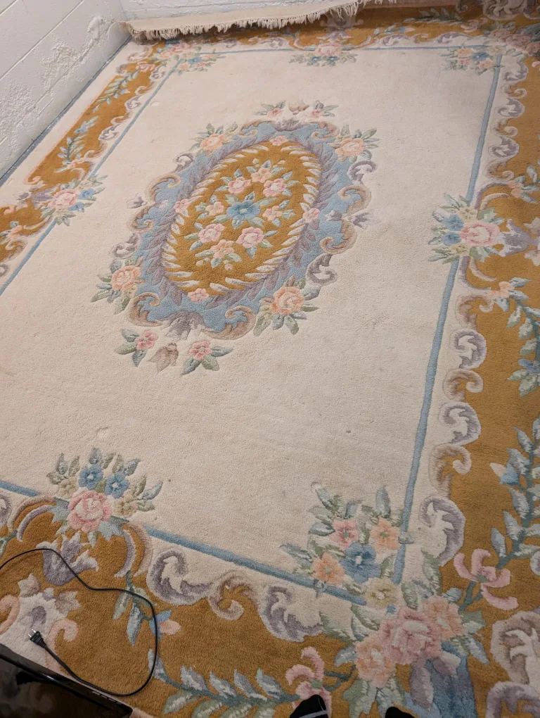 Large Floral Area Rug wool image indicator(3)