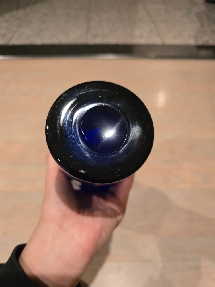 Cobalt Blue Glass Pitcher Vase image indicator(3)