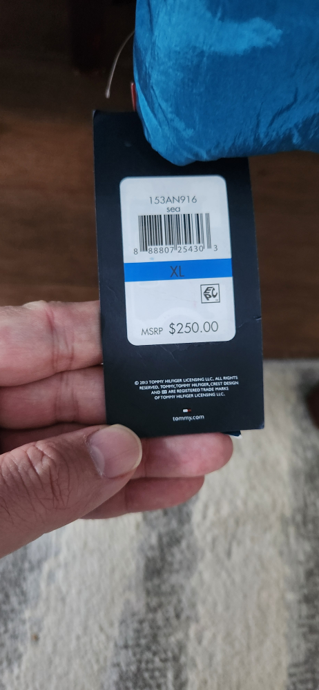 Brand New Tommy Hilfiger Blue Puffer Jacket - photo 2