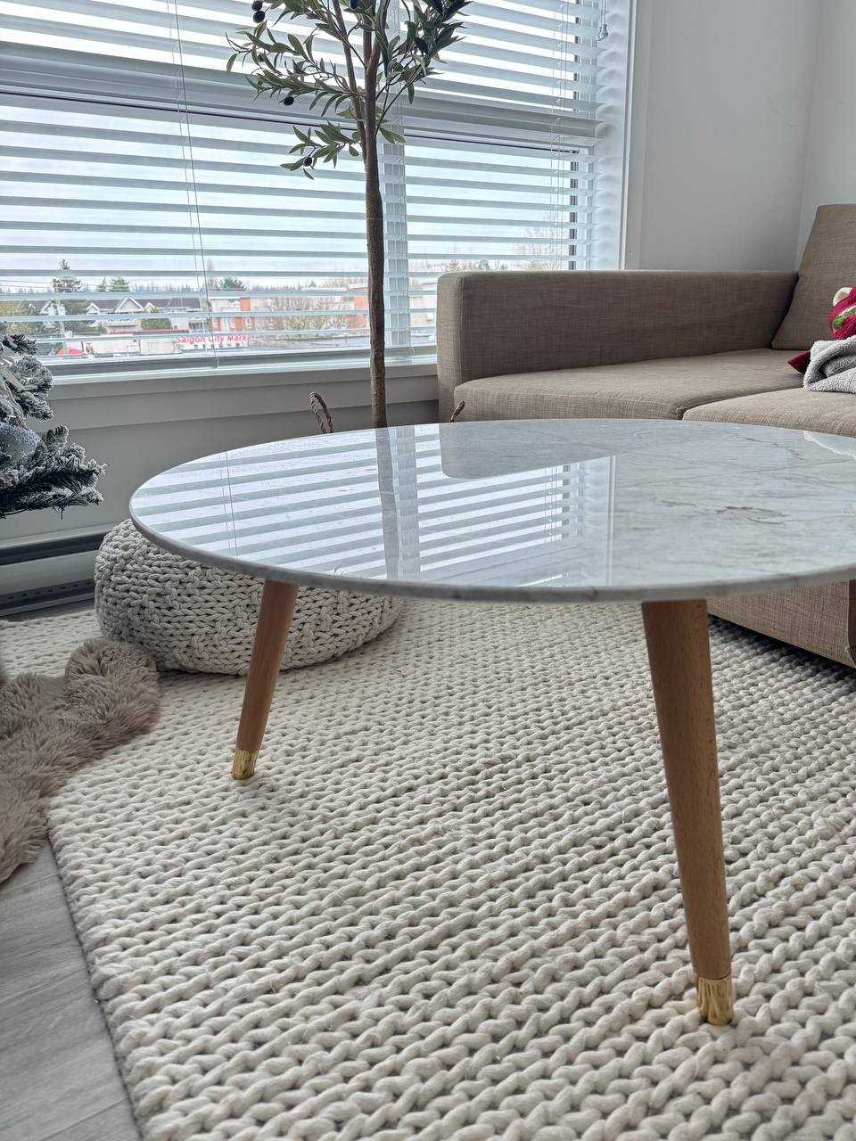 real marble coffee table - photo 5