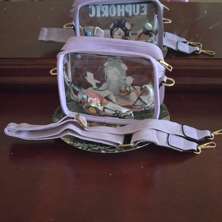 Euphoric Lilac Clear Crossbody Bag #ThriftyPicks image indicator(3)