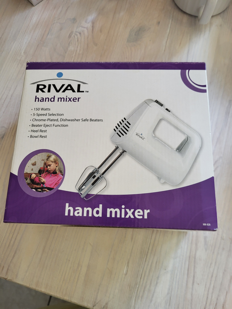 Rival 5-Speed Hand Mixer