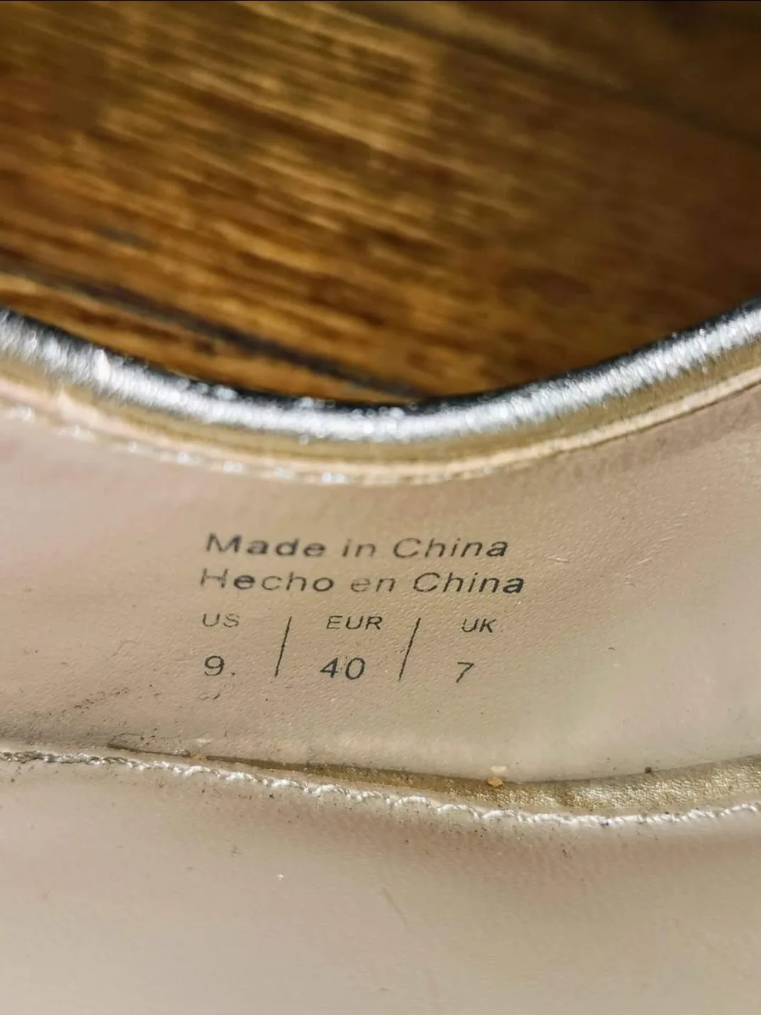 Gold Glitter Peep Toe Slingback Heels image indicator(4)