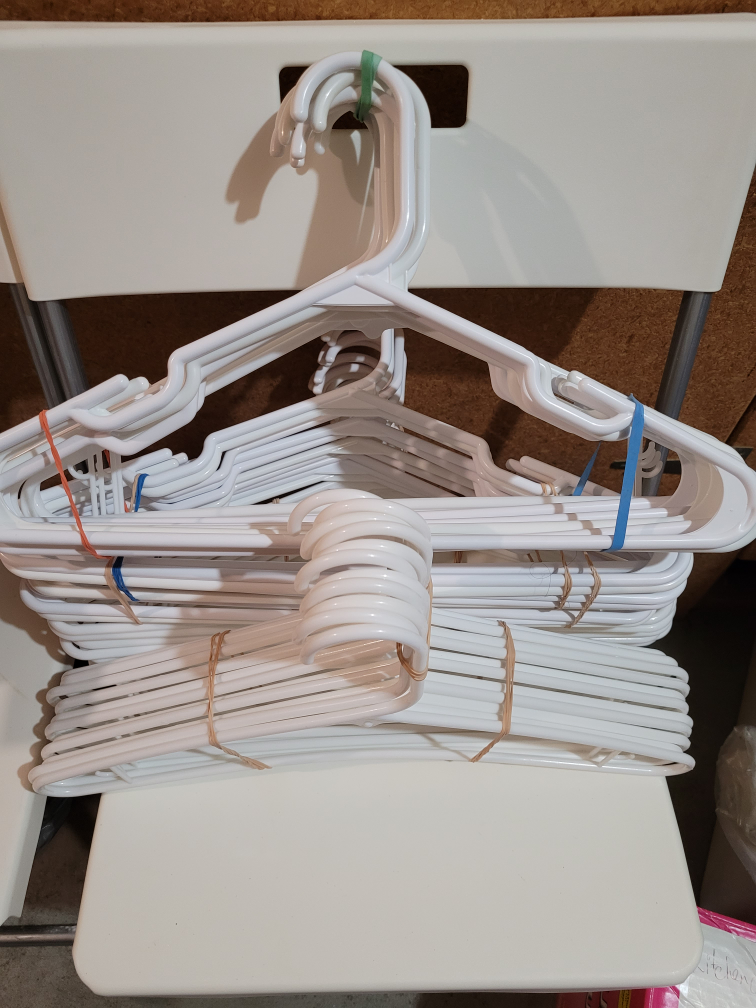 Plastic hangers