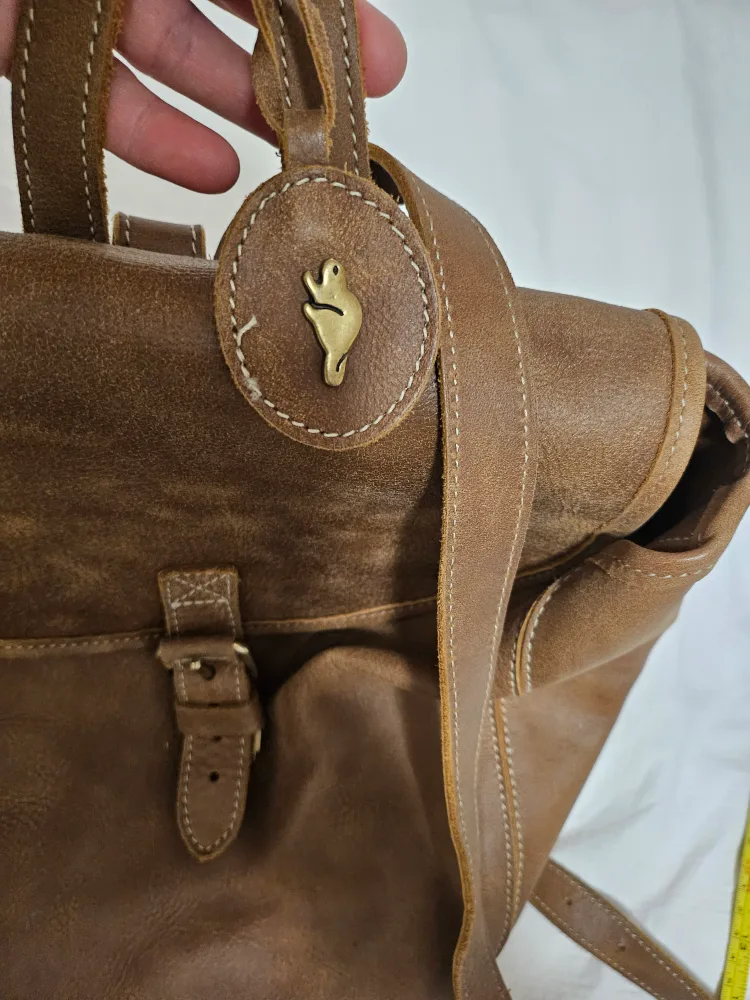 roots leather backpack image indicator(6)