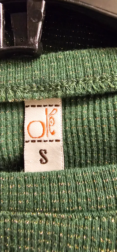 Green sparkly dress size S image indicator(2)