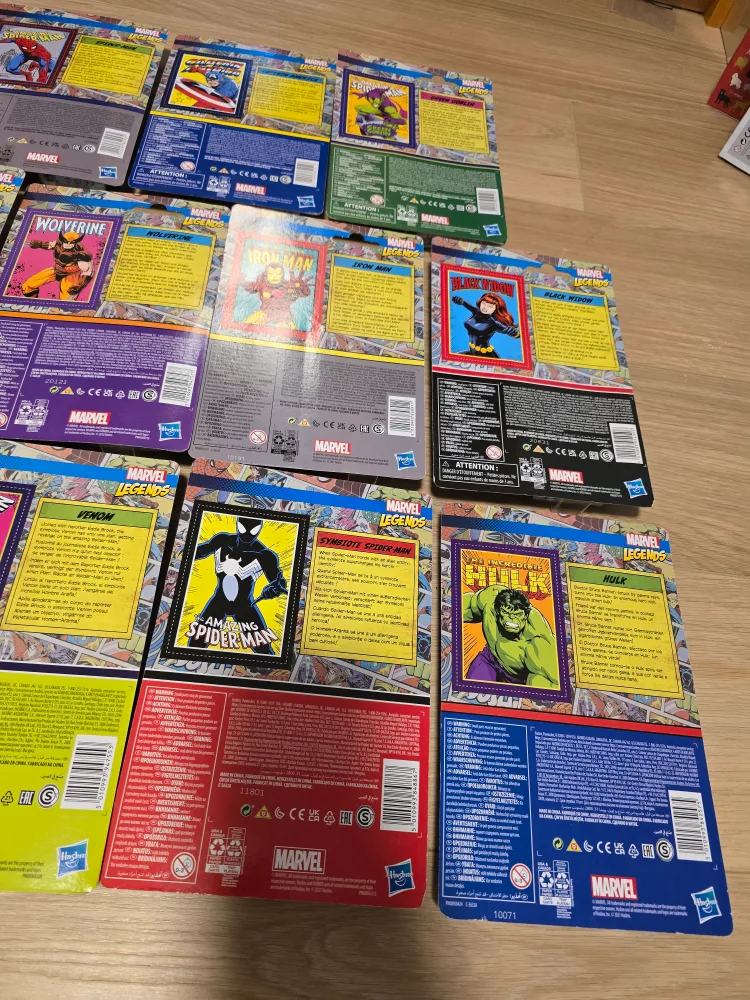 Lot of 11 Retro Marvel Legends 3.75 Inch Action Figure By Kenner image indicator(10)