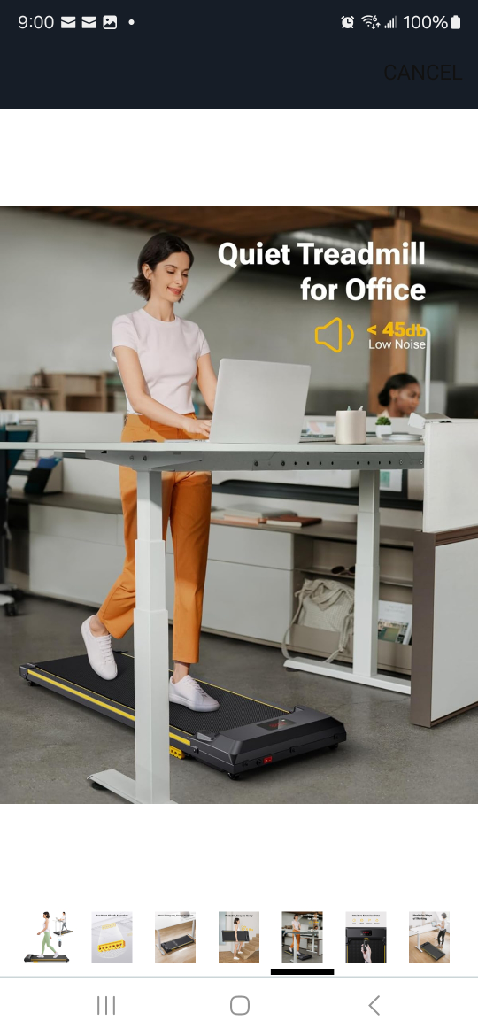 UREVO Walking Treadmill - Under Desk Walking Pad - photo 2