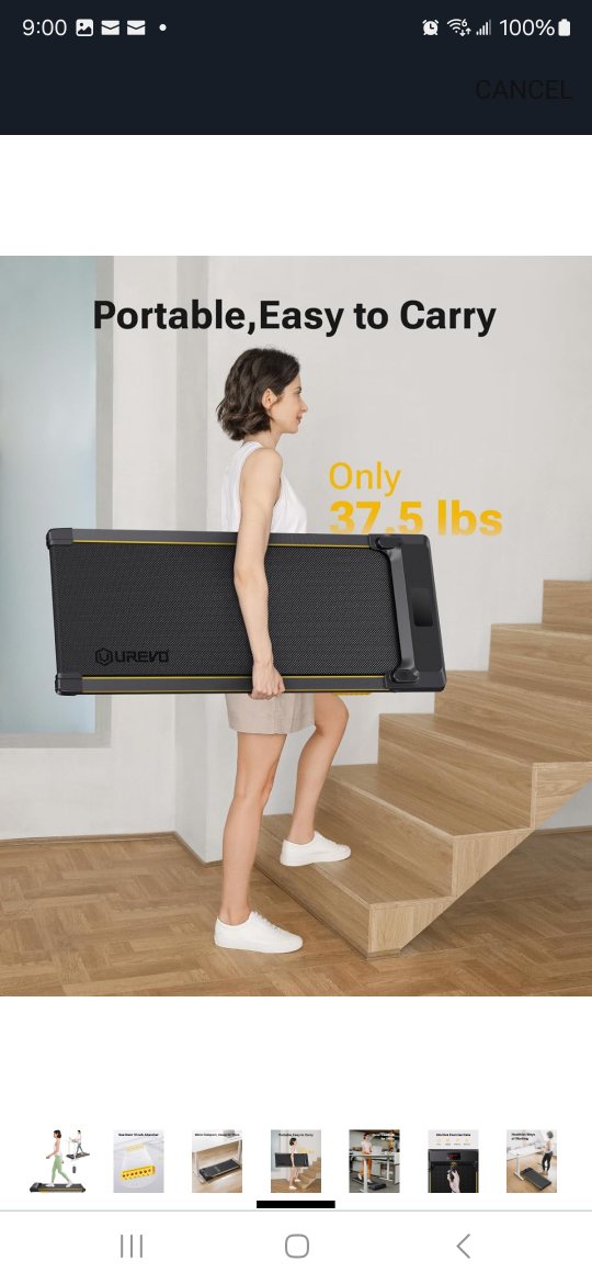 UREVO Walking Treadmill - Under Desk Walking Pad - photo 3