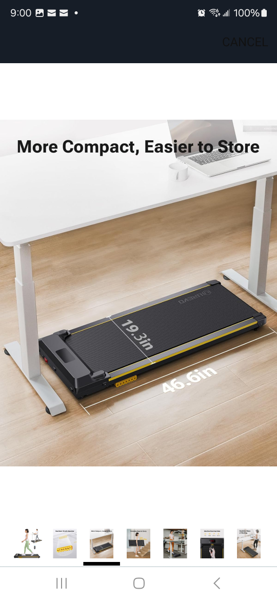 UREVO Walking Treadmill - Under Desk Walking Pad - photo 4