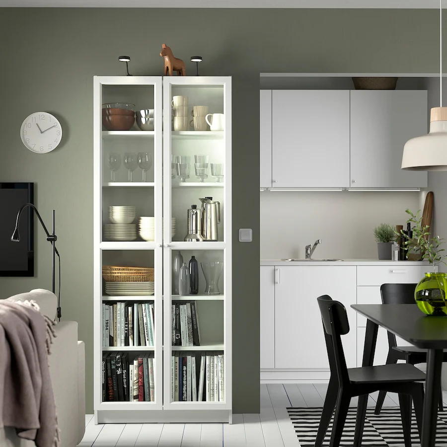 IKEA HEMNES  690.178.28 Glass-Door Cabinet