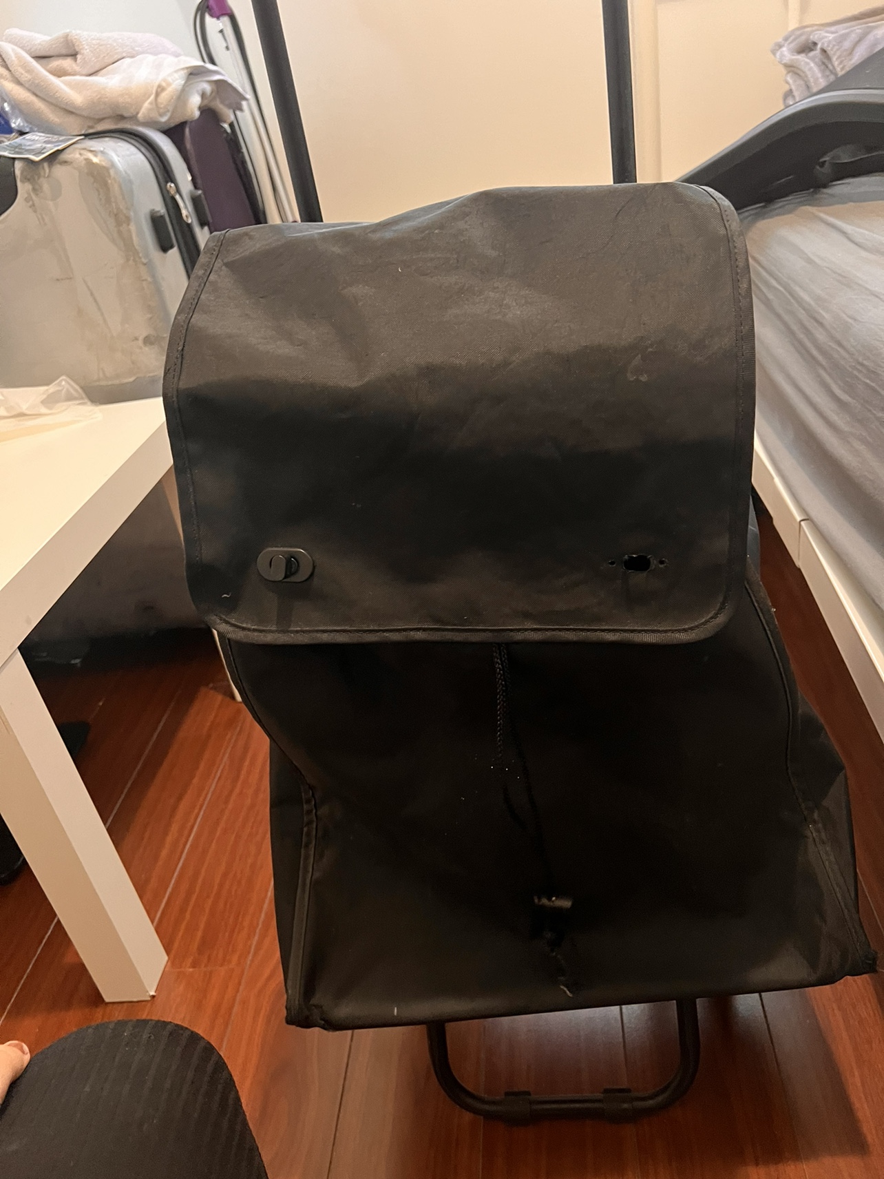 Black Foldable Shopping Cart - photo 4