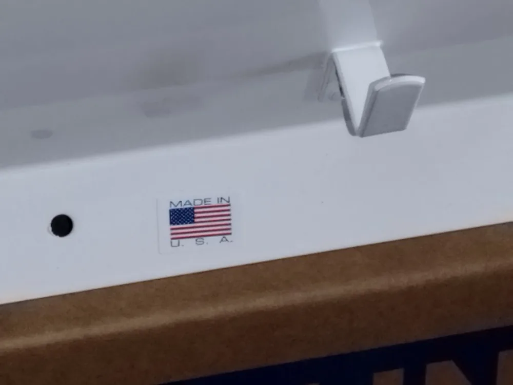 ULINE Mop and Broom Holder with Shelf - White image indicator(5)