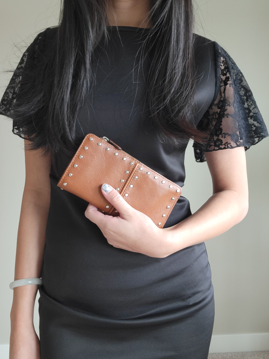 Michael Kors Brown Leather Wallet with Studs - photo 2