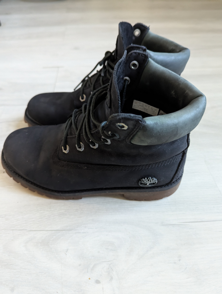 Timberland Black Leather Boots