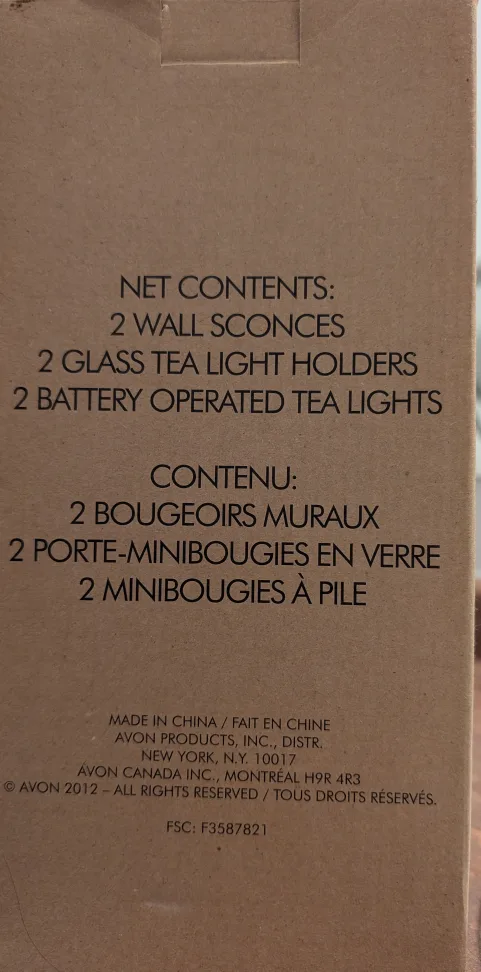 Avon Wall Sconces with Tea Lights image indicator(2)