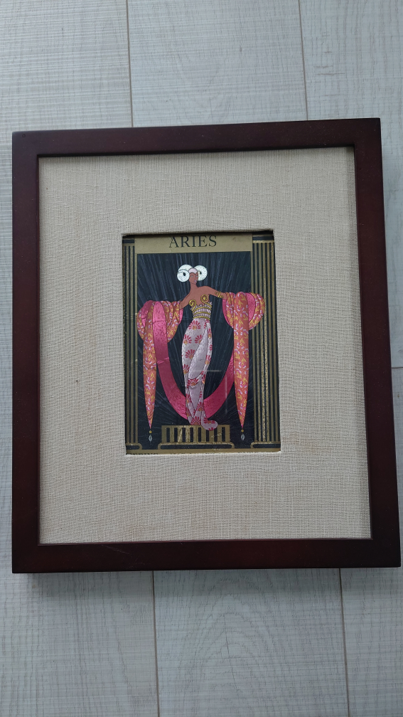Framed Aries Zodiac Art Print
