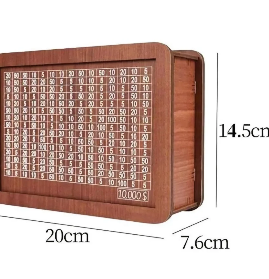 Wooden Money Box Savings Bank image indicator(3)