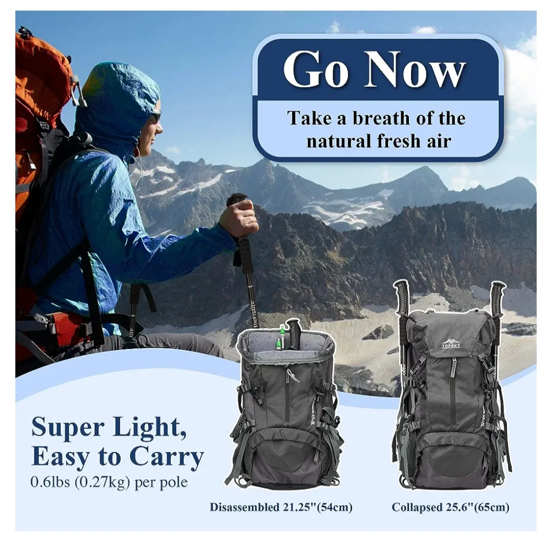 TheFitLife Nordic Walking Trekking Poles-2 Pack image indicator(4)