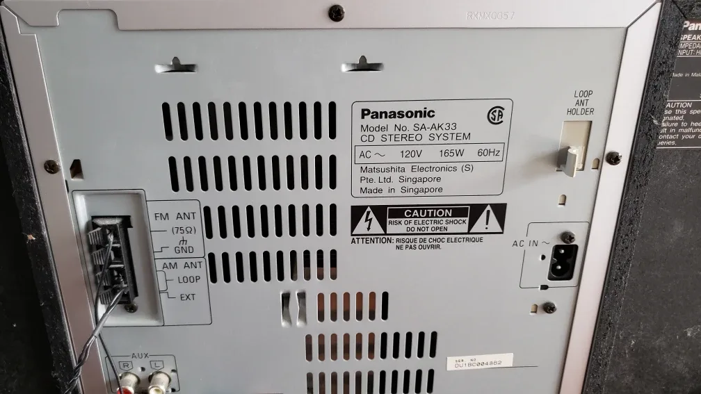 Panasonic 5 CD Changer with Super Woofer image indicator(8)