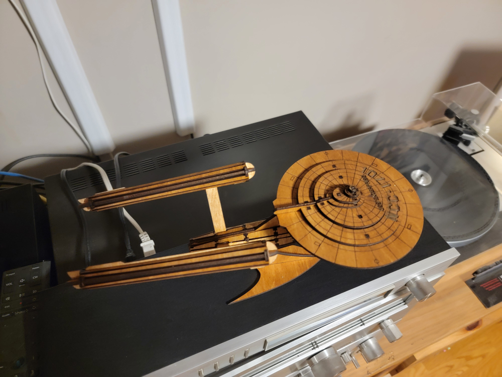 USS Enterprise NCC-1701 Laser Cut Wooden Model Kit - photo 4
