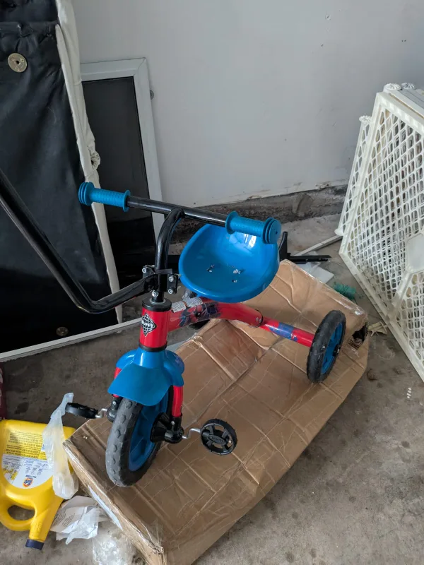 Kids' Tricycle - Blue and Red thumbnail