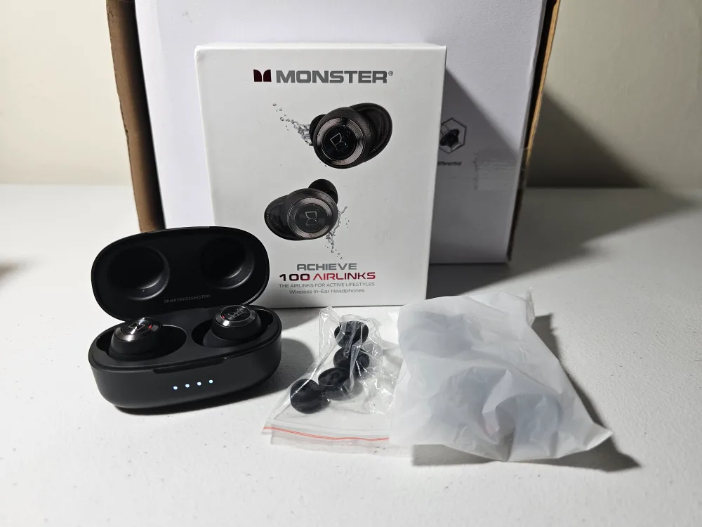 Monster Achieve 100 Airlinks Wireless Earbuds image indicator(2)