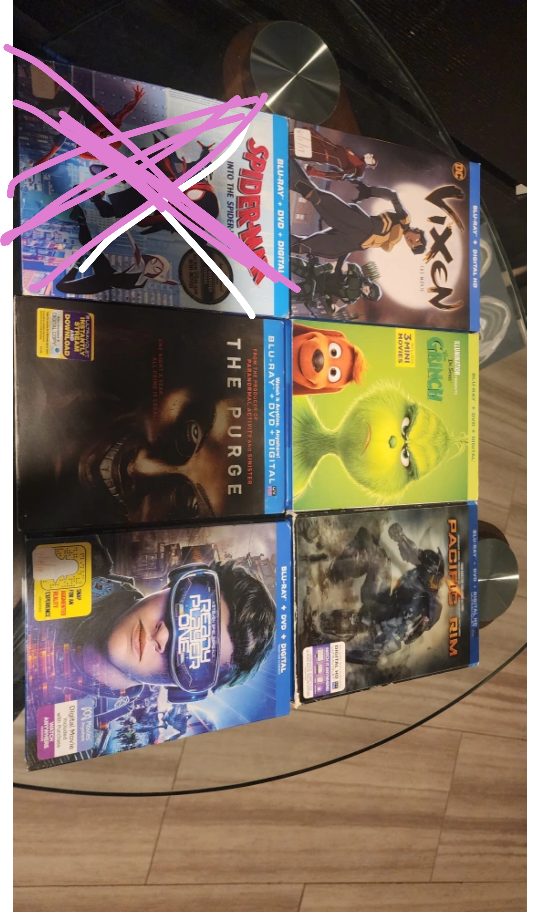 Movies $6 each *!2 new movies in the 2nd picture