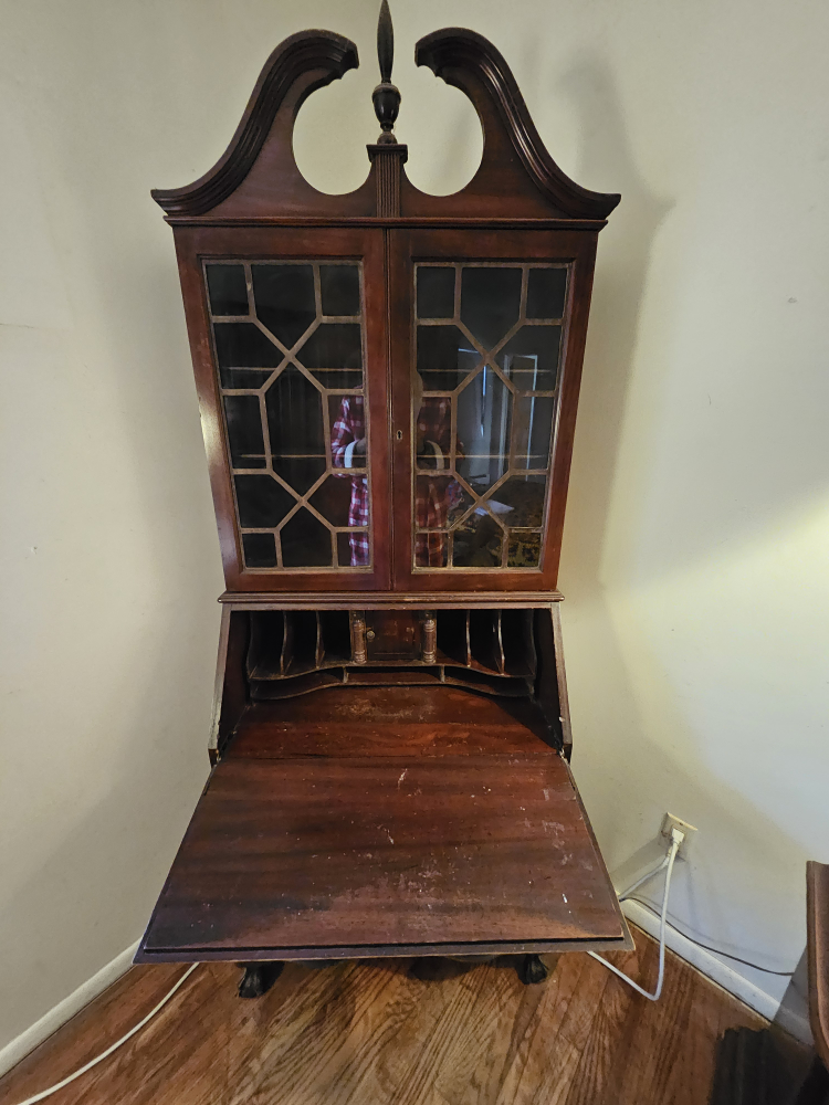 Mahogany Secretary Desk - photo 2