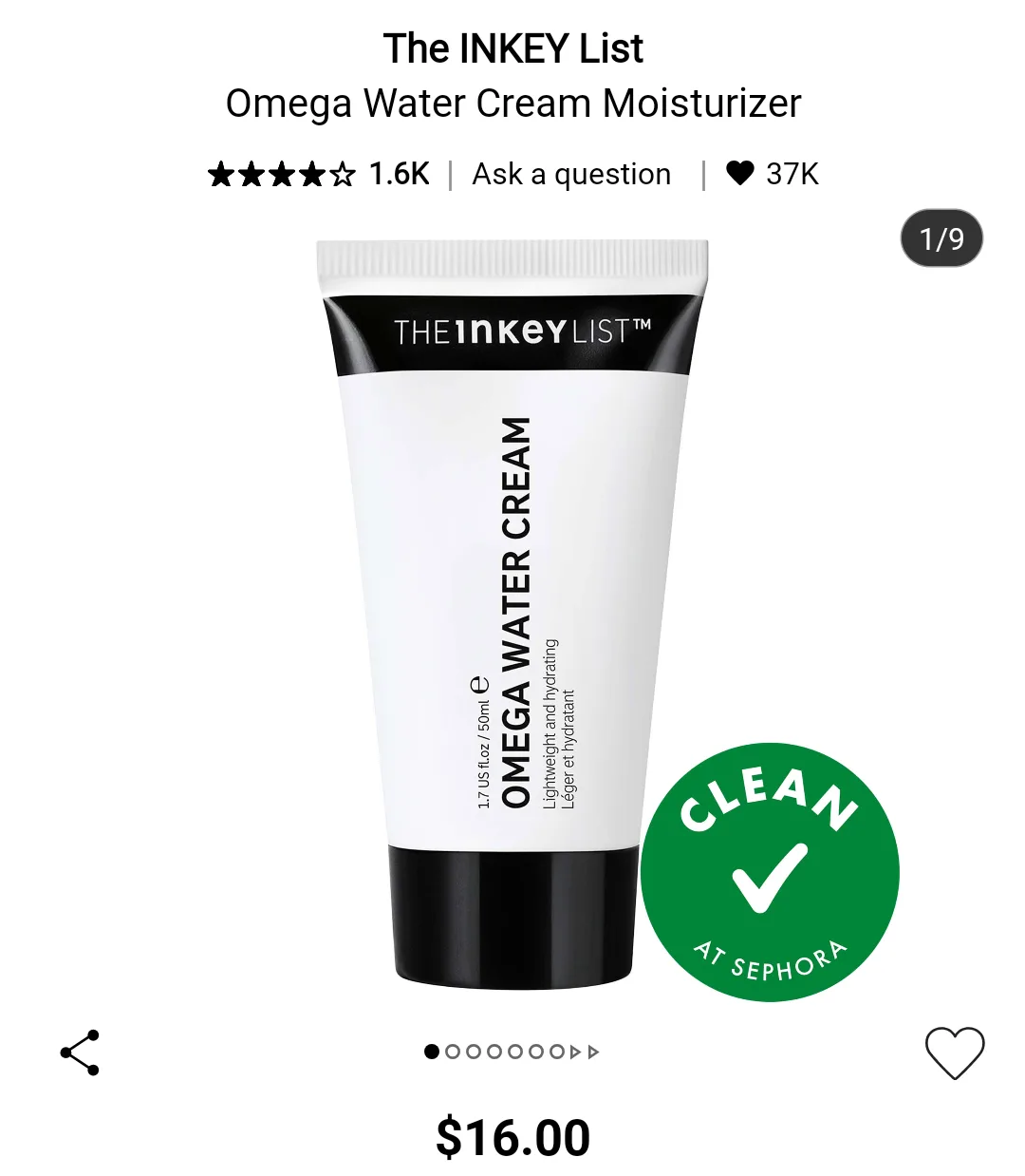 The INKEY List - Brightening Cleanser & Omega Water Cream image indicator(4)