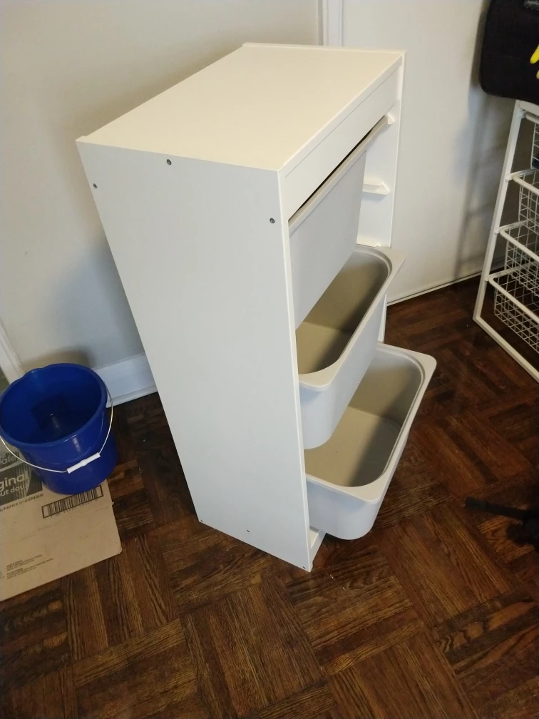 IKEA  095.332.87 TROFAST Storage Combination with 3 Bins