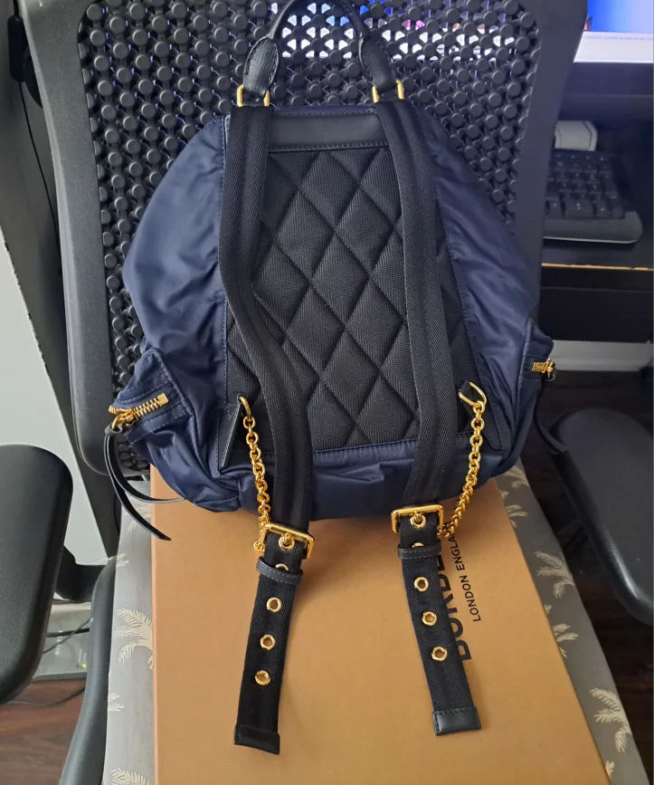 Burberry Rucksack Navy Medium image indicator(2)