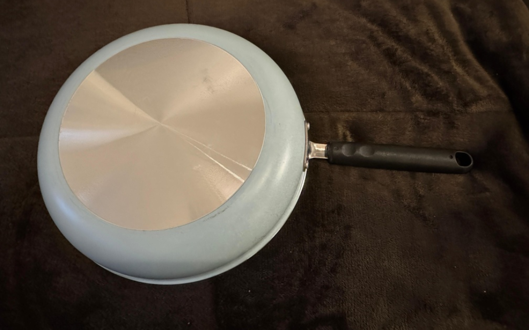 Light Blue Non-Stick Frying Pan with lid - photo 2