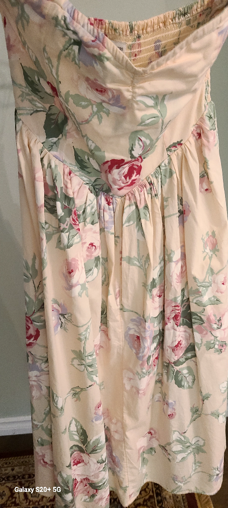 Floral Strapless Dress - photo 2