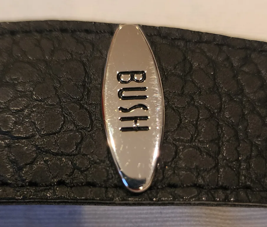 Bush Black Leather Belt image indicator(3)