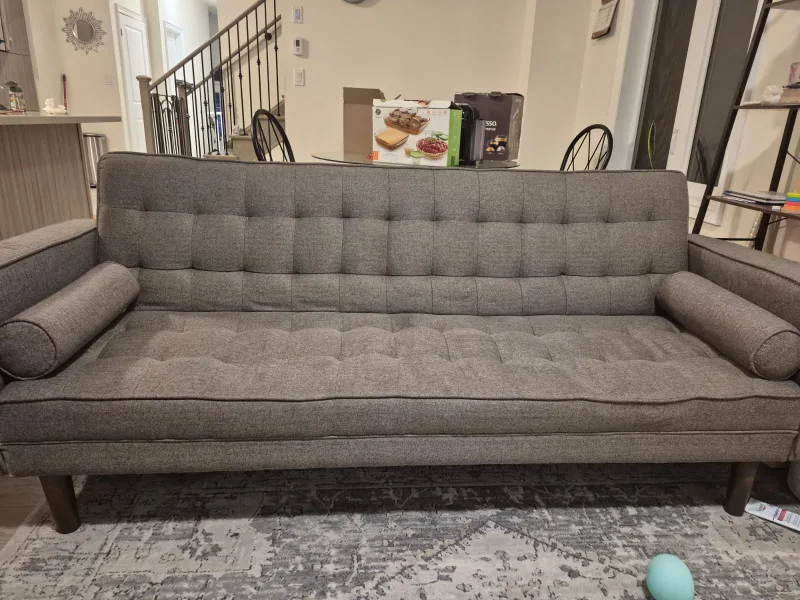 Grey Futon Sofa Bed image indicator(4)